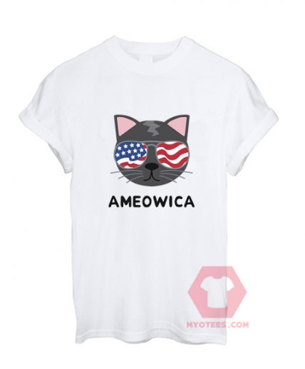 Cheap Custom Tees Ameowica On Sale