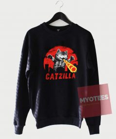 Cheap Custom Cat Zilla Sweatshirt