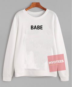 Cheap Custom Babe Simple Sweatshirt