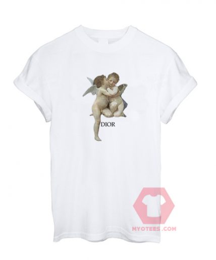 Cheap Custom Tees Dior Angel On Sale