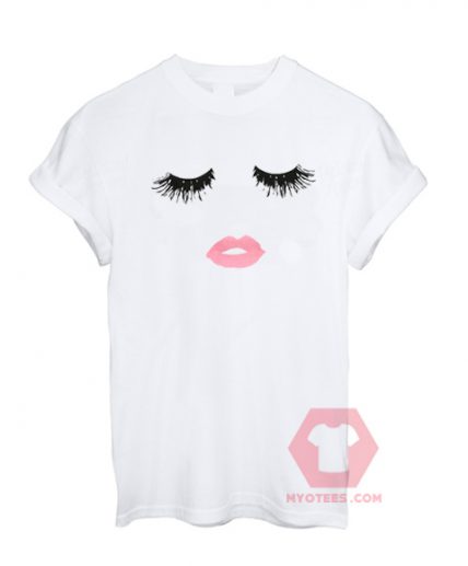 Cheap Custom Tees Eyelashes On Sale