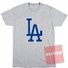 Cheap Custom Tees L A Los Angeles Logo On Sale