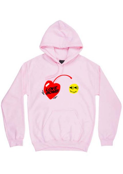 Cheap Custom Love Bomb Hoodie On Sale