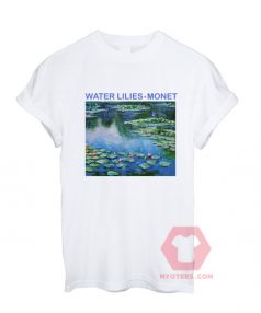 Cheap Custom Tees Water Lilies Monet On Sale