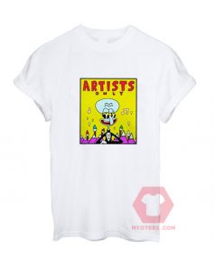 Cheap Custom Tees Artist Only Squidward On Sale