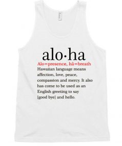 Aloha Definition Unisex Tank Top