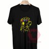 Cheap Custom Tees Hand Thanos With Stone On Sale