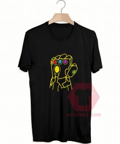 Cheap Custom Tees Hand Thanos With Stone On Sale