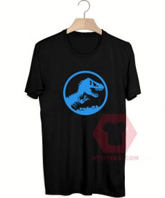 Cheap Custom Tees Jurassic Park Blue On Sale