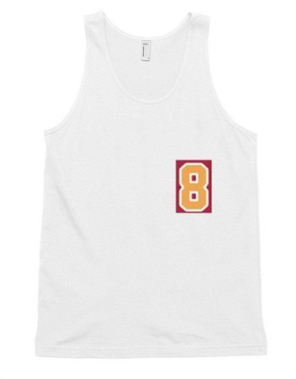 Number 8 Font Unisex Tank Top