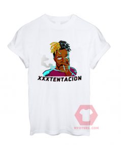 Affordable Custom XXXTentacion Smoking T-Shirt