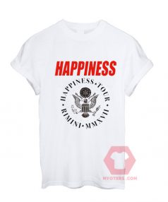 Affordable Custom Happiness Tour Rimini T-Shirt