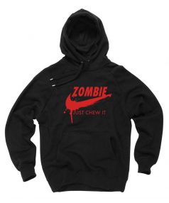 Affordable Custom Zombie Just Chew It Hoodie On Sale