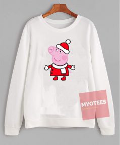 Cheap Custom Peppa Pig Christmas Sweatshirt