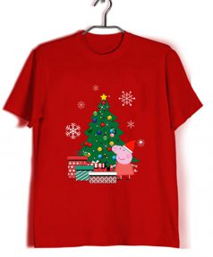 Cheap Custom Peppa Pig Gift Christmas T-Shirts