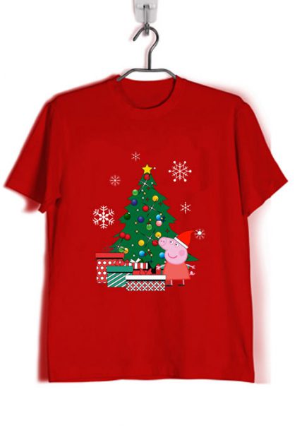 Cheap Custom Peppa Pig Gift Christmas T-Shirts