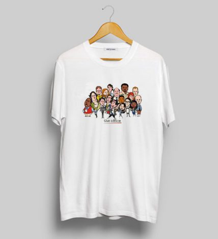 The Office Cast TV Series Caricatures T Shirt