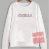 Cheap Custom Vanilla Font Sweatshirt