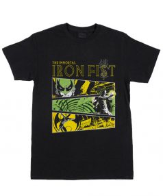 Iron Fist Panel T Shirt For Sale