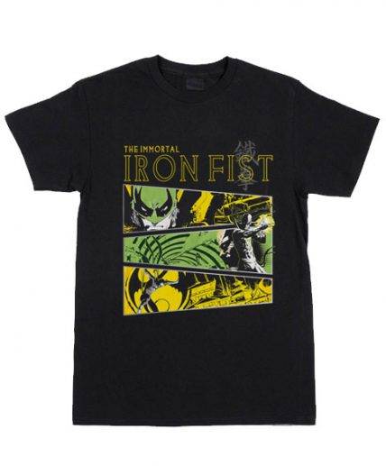 Iron Fist Panel T Shirt For Sale