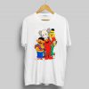 Kaws X Sesame Street Family Collab T Shirt For Sale