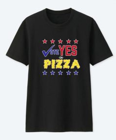 Vote For Pizza Parody Election Day T Shirt For Sale