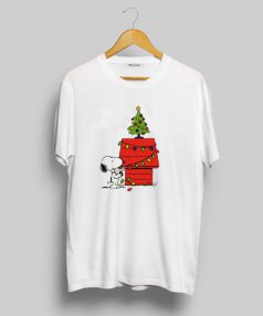 Christmas Snoopy Lights T Shirt For Sale