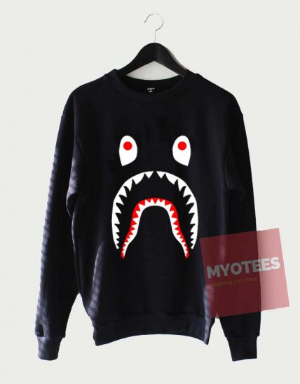 Cheap Custom Bape Shark Sweatshirt