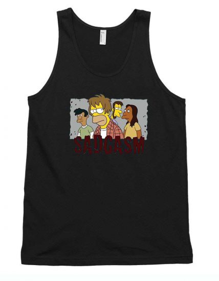 Bart Family Sadgasm Funny Tank Top