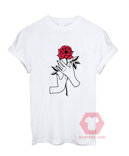 Cheap Custom Tees Aesthetic Rose For Sale