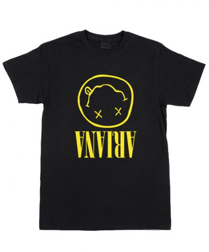 Cheap Custom Tees Ariana Grande Nirvana Style