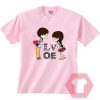 Cheap Custom Tees Boy And Girl Love For Sale