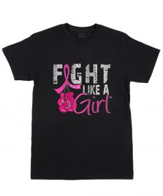 Cheap Custom Tees Fight Like A Girl For Sale