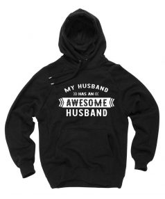 Cheap My Husband Awesome Husband Hoodie