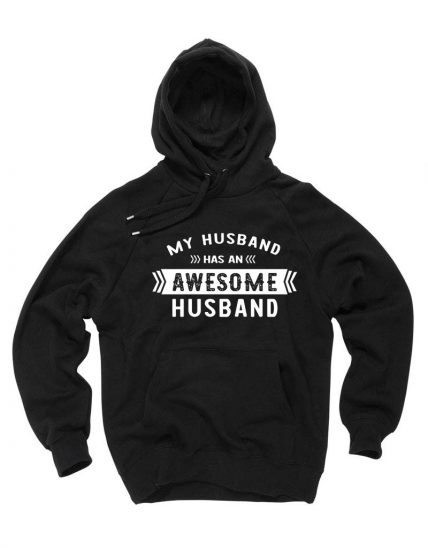 Cheap My Husband Awesome Husband Hoodie