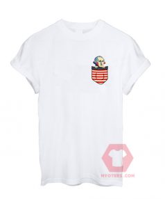 Cheap Custom Tees George Washington Chest Pocket For Sale