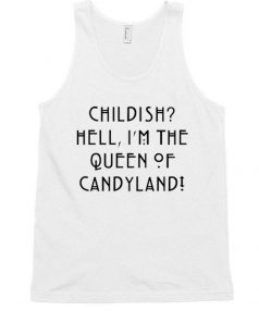 Cheap Custom Queen of Candyland Tank Top