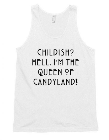 Cheap Custom Queen of Candyland Tank Top