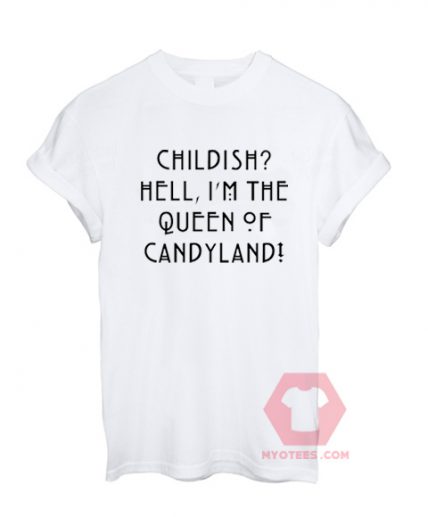 Cheap Custom Tees Queen of Candyland For Sale