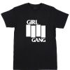 Cheap Custom Tees Girl Gang Black Flag