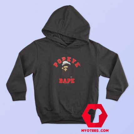 BAPE x Popeye Ape Head Hoodie Cheap