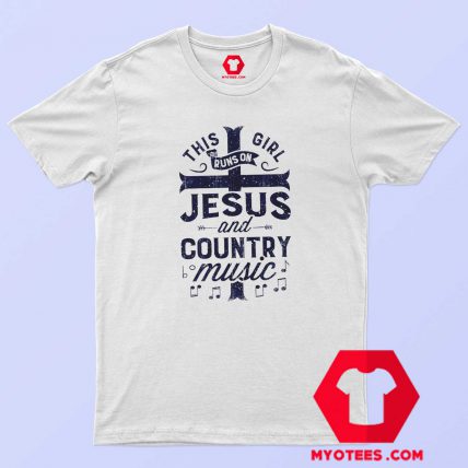 Jesus and Country Music Unisex T-Shirt Cheap