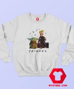 Baby Yoda and Baby Groot Friends TV Sweatshirt