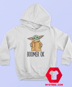 Boomer Ok Baby Yoda Parody Hoodie