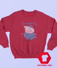 Funny Grandpa Peppa Pig Graphic Sweatshirt