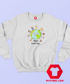 Happy Earth Day Graphic Sweatshirt