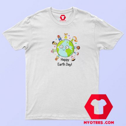 Happy Earth Day Graphic T-Shirt Cheap