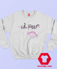 Lil Peep Sad Face Graphic Sweatshirt