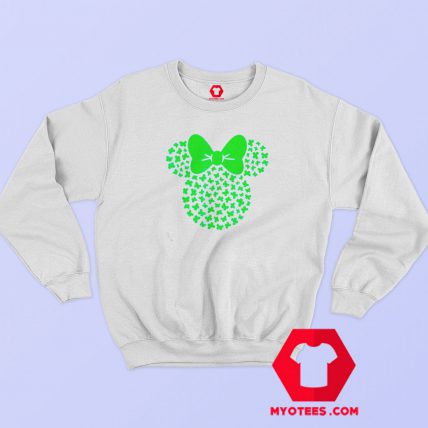 St Patricks Minnie Mouse Icon Shamrocks Sweatshirt