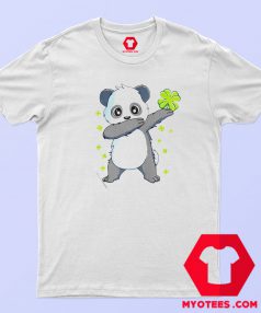 Nice Dabbing Panda St Patricks T Shirt